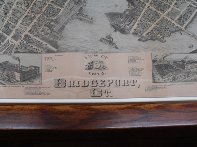 Detail of Bird's Eye View of Bridgeport