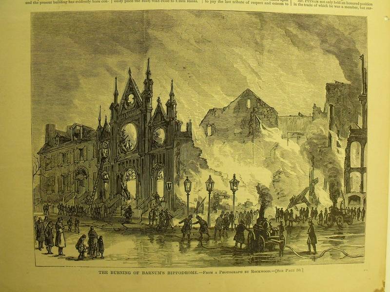 The Hippodrome Burns
