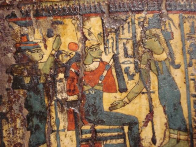 Coffin Details Egyptian Life