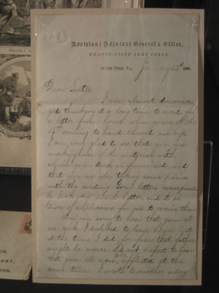 Letter from in the Field