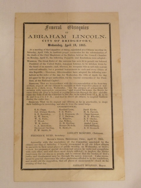 Funeral Obsequies of Abraham Lincoln